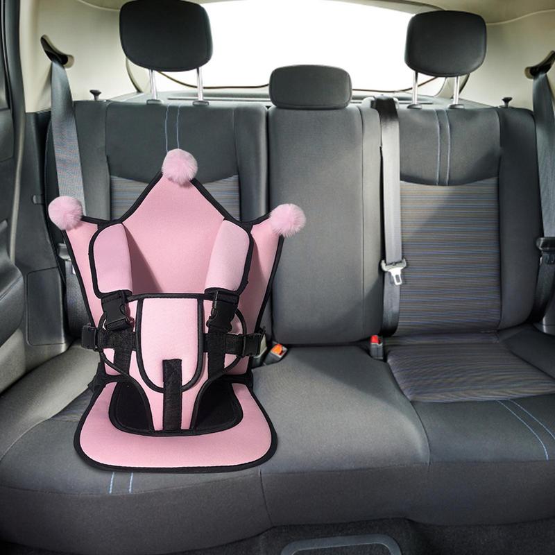 Portable Car Child Safety Seat Mat For Kids Breathable Chairs Mats Baby Car Seat Cushion Adjustable Stroller Seat Pad