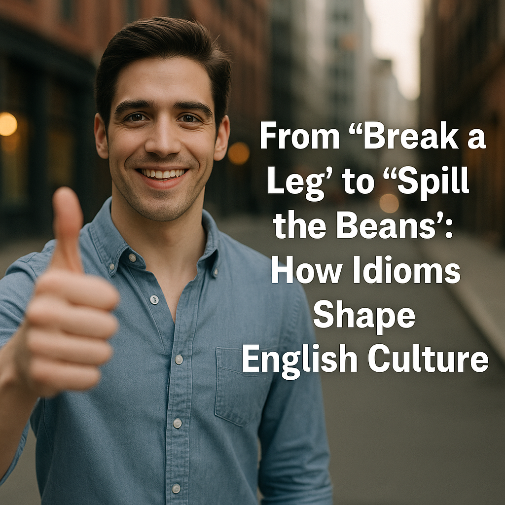 From “Break a Leg” to “Spill the Beans”: How Idioms Shape English Culture