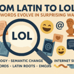 From Latin to LOL: How Words Evolve in Surprising Ways